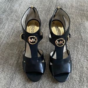 Michael Kors Black Leather Shoes